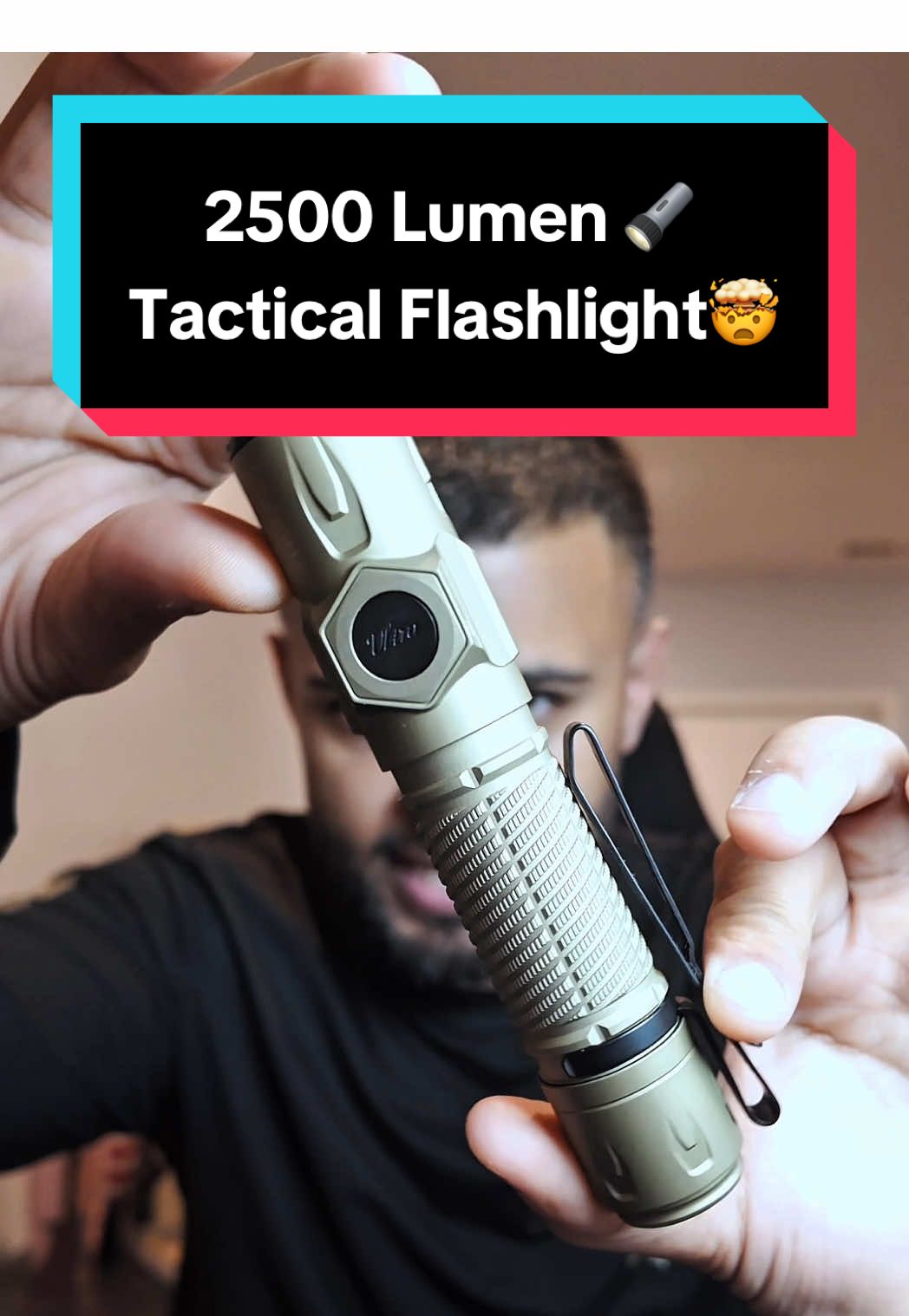 2500 lumen powerhouse in your pocket don’t miss out on the must have flashlight this holiday season!!! #olight #flashlight #fy #tactical #camping 