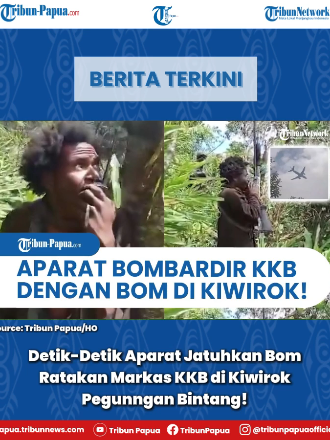 Wilayah distrik Kiwirok, kabupaten Pegunungan Bintang, Papua Pegunungan, hari ini, Senin (6/10/2025), diserang bom dari udara untuk membasmi kelompok Tentara Pembebasan Nasional Papua Barat (TPNPB) Kodap XV Ngalum Kupel pimpinan Brigjen Lamek Alipky Taplo. Parahnya, kawasan pemukiman warga sipil juga dilaporkan tak luput dari serangan bom udara menggunakan dua buah pesawat militer. Demikian keterangan pers manajemen markas pusat komando nasional TPNPB mengutip laporan resmi dari Panglima TPNPB Kodap XV Ngalum Kupel di Kiwirok. Serangan ke kawasan pemukiman dan perkebunan warga sipil, juga hingga menyasar markas TPNPB. BACA SELENGKAPNYA papua.tribunnews.com dan tribunnews.com Follow us on Social Media Instagram: @tribunpapuaofficial TikTok: @tribunpapua Facebook: Tribun Papua Youtube: Tribun Papua