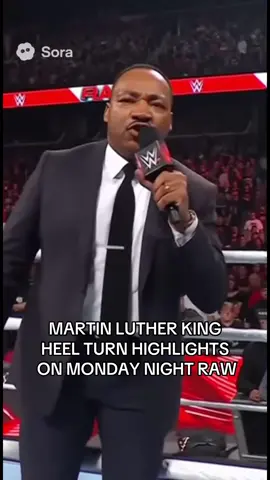 MLK calls out Malcolm X #WWE #mondaynightraw #martinlutherking #malcolmx 
