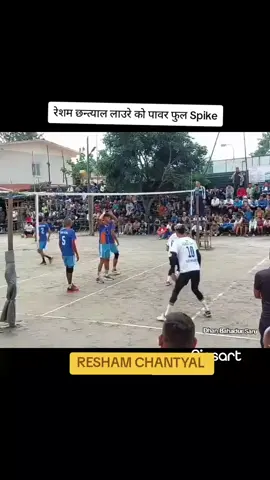 SARU VOLLEYBALL VIBES - रेशम छन्त्याल लाउरे को पावर फुल Spike😱💪 ।।।। कडा प्रहार।।। RESHAM CHANTYAL।।।#saru #fyp #keepsupporting🙏 #volleyballlover #mityalmusar🦋 #dhanbahadursaru 