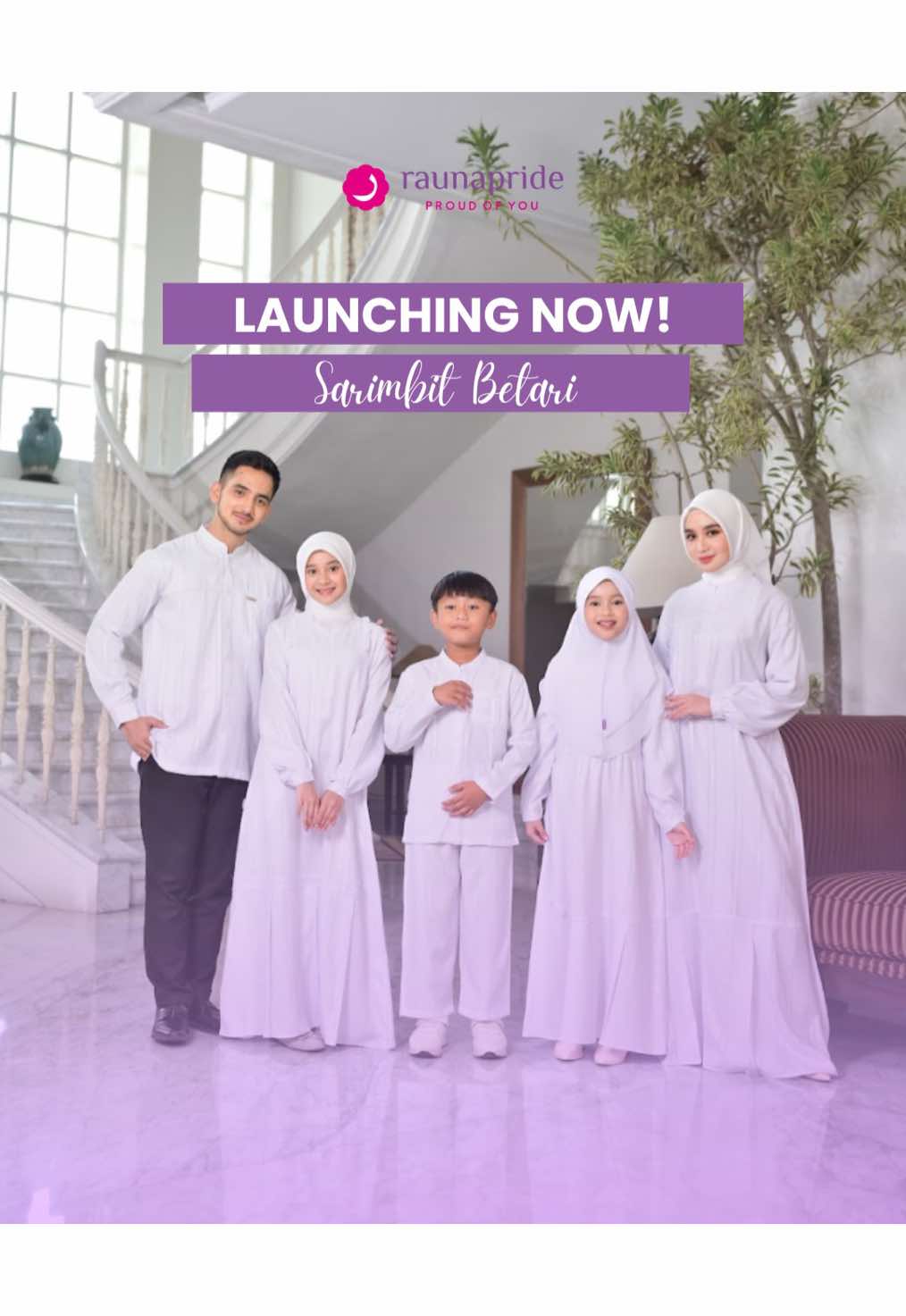 GRAND LAUNCHING SARIMBIT BETARI, PESONA HARMONIS KELUARGA BY RAUNAPRIDE💕 Betari berasal dari bahasa Jawa kuno yang berarti anggun, penuh pesona, dan memancarkan aura keharmonisan. Makna ini Raunapride hadirkan sebagai simbol keluarga yang serasi dalam balutan sarimbit elegan😍 Ready lengkapi momen keluarga kamu! #gamisrauna #sarimbitlebaran #sarimbitkeluarga #gamis #sarimbit2026 