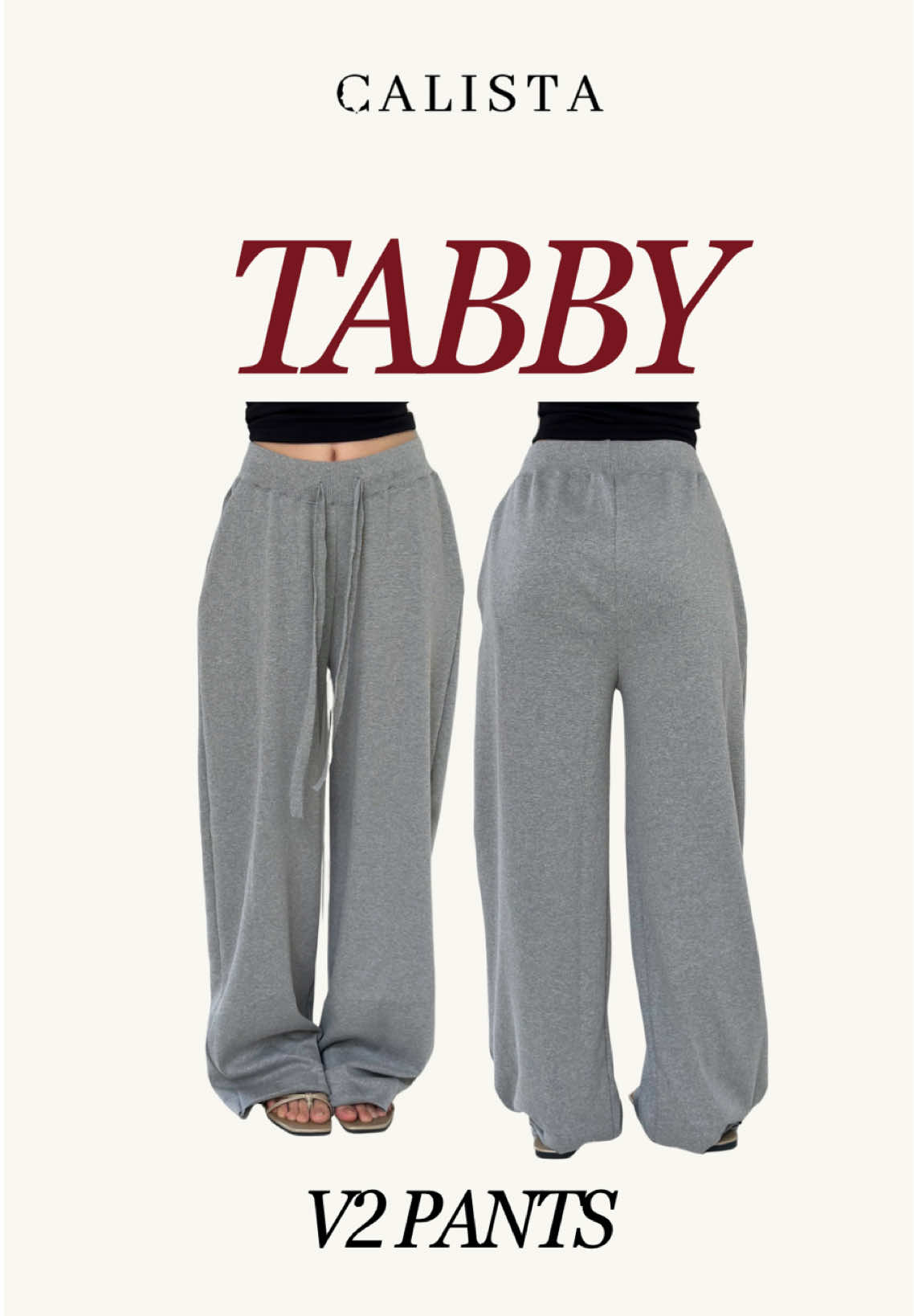 Baggy? We got you! Check out our newest TABBY V2! #calistaapparel  #tabbypants #loungewear 