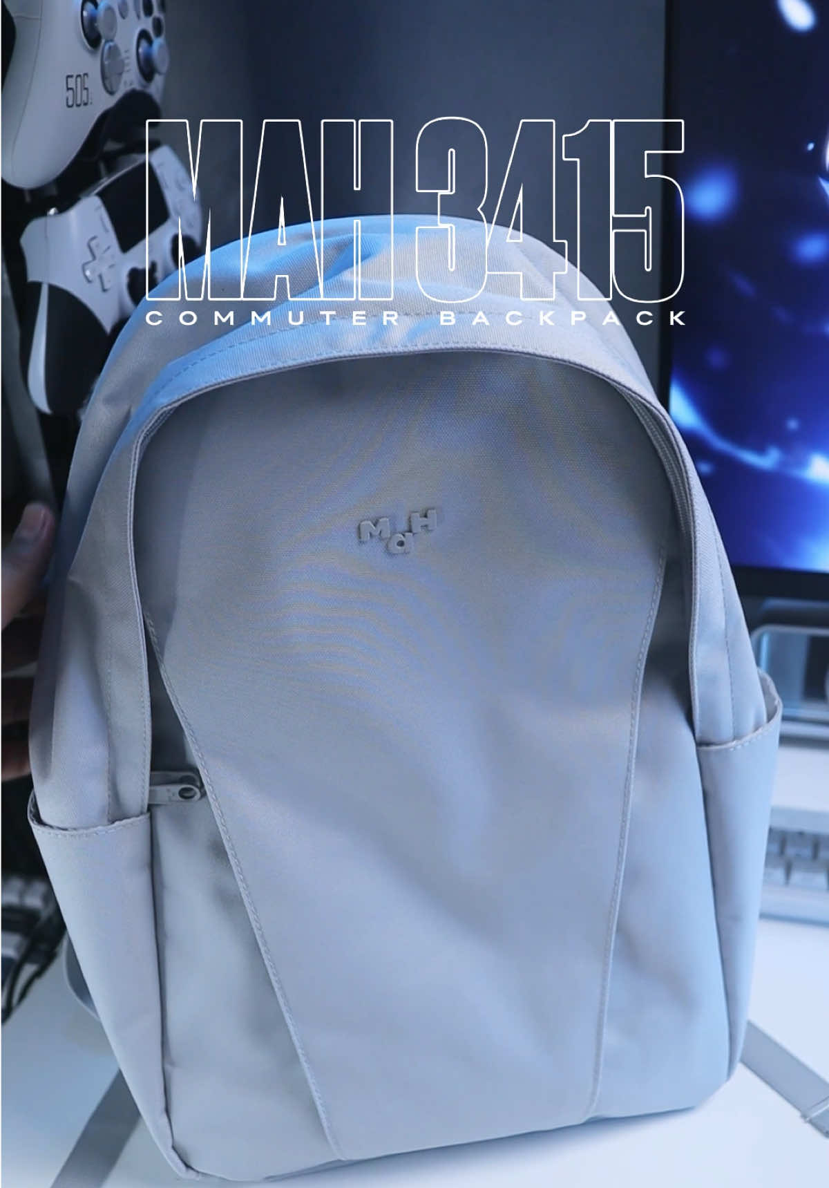 The MAH 3415 Commuter Backpack — a minimalist essential built for function and reliability. With multiple pockets and a clean design, it keeps everything organized while looking effortlessly sleek. @MAH  #backpack #student #school #backpackforschool #bag 