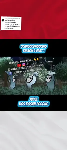 Membalas @aiscorpio554  Kos Kosan Pocong Season 4 Part 1 😅😅...  Jangan Lupa Like Dan Follow Ya gais 🙏😌 yuk siapa lagi yg mau di senggol 🤓😅😅🙏🙏   #ocangocongocing #indonesiaonechannel #kartunlucu #animasilucu #fyp 