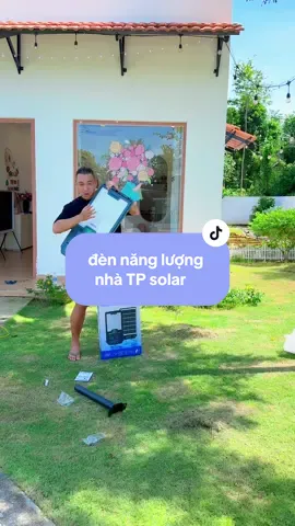 đèn năng lượng mặt trời TP solar , không cần tốn điện không cần kéo dây #ongchutienich #dennangluongmattroi 