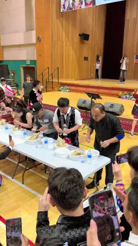 แข่งขันกินจุ  กินไว #hmoobtojsiab  #hmongkorea2025 #ปีใหม่ม้งเกาหลี2025 #hmoobtojsiab  #nyobzoo