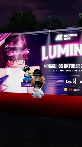 Tenxi is on Roblox 😍🎤 #roblox #robloxindonesia #motionime #lumira 
