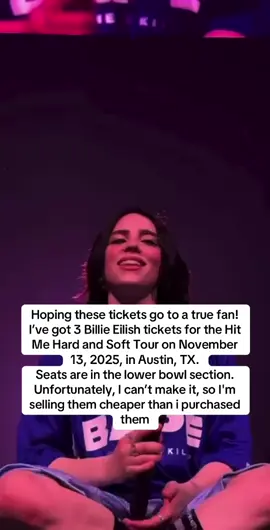Dm me for more info 🥰  #billieeilish #austintexas#moodycenter #creatorsearchinsights#fyp@Billie Eilish Home @BILLIE EILISH @kaitlin027 @🫶🏽 