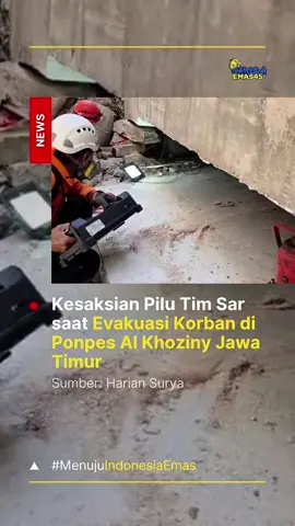 Kesaksian Pilu Tim Rescue saat Evakuasi Korban di Ponpes Al Khoziny Sidoarjo. #basarnas #timsar #damkar #damkarindonesia #damkarsurabaya #evakuasi #evakuasikorban #ponpesalkhoziny #sidoarjo #jawatimur 
