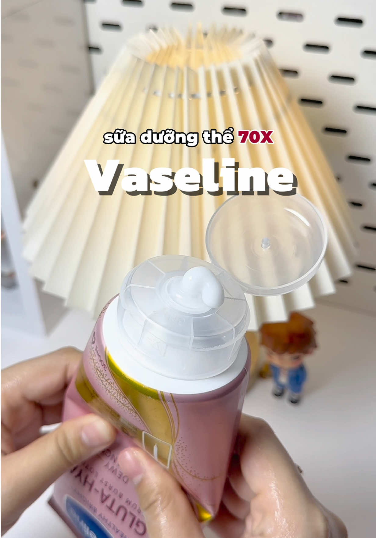 Sữa dưỡng thể 70X Vaseline #Vaseline #hoptaccungunilever #duongthe #trangda #duongtrang #goclamdep #viral #xuhuong #LearnOnTikTok #fypage 