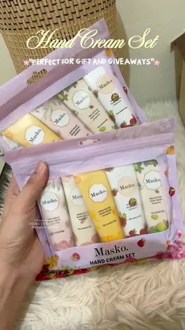 Hand cream set Perfect for gift and giveaway #handcream #maskohandcream #handcreamset #giveaways @masko.ph 