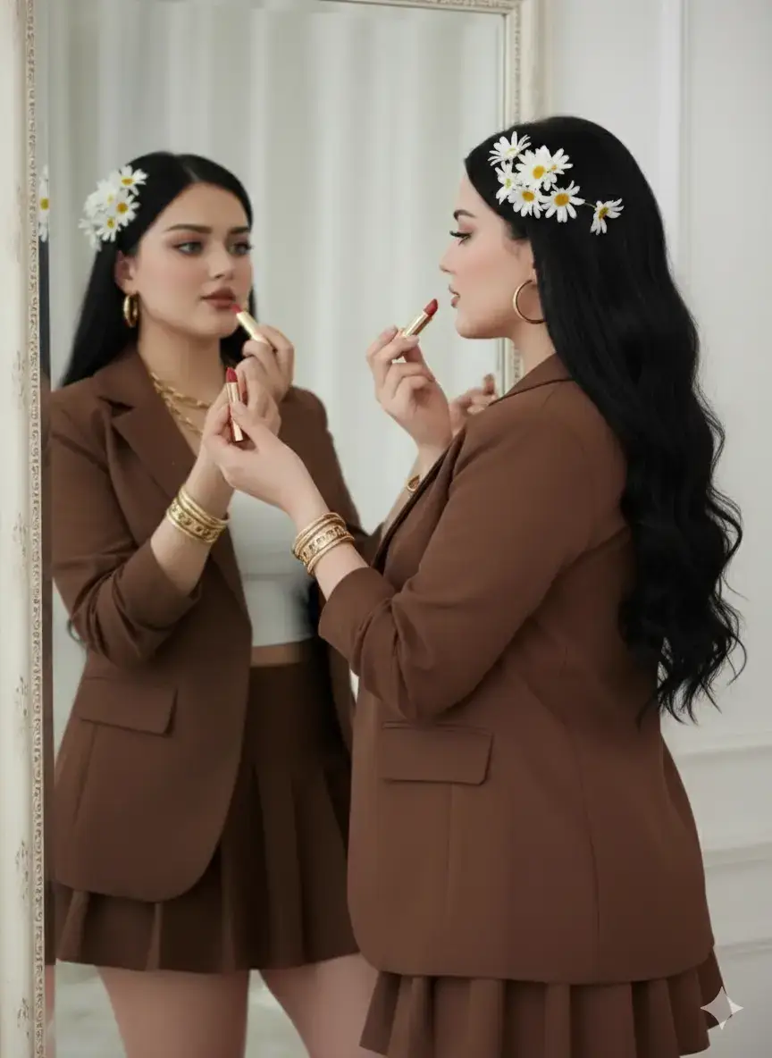 كليشة#المكياج #ترند #تصميمي❤️ #gemini #ذكاء_اصطناعي 