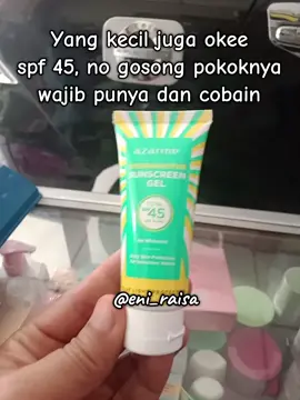Sunscreen azzarin#sunscreen #sunscreenviral #sunscreenazzarine #sunscreenreview 