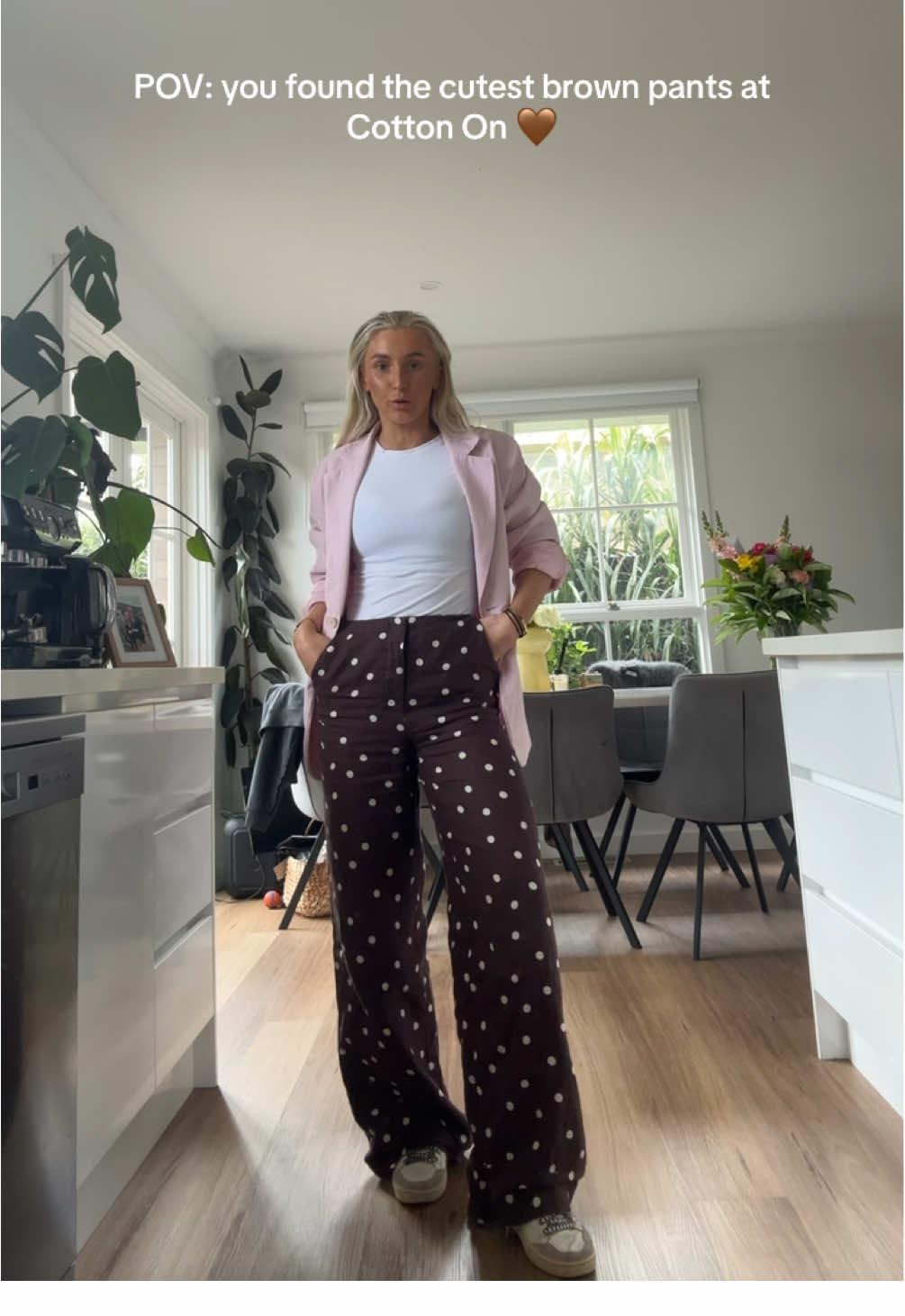 Polka-dots are having their main-character moment 🎀. Slay @COTTON ON  #OOTD 