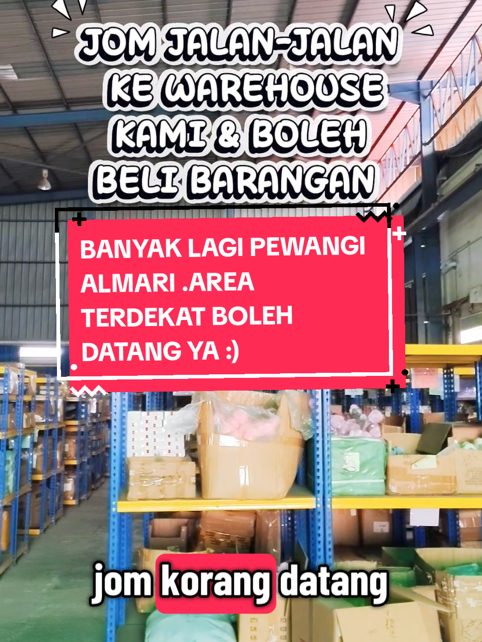 Jom korang yang berada berdekatan dgn warehouse kami boleh dtg ya ☺️ Boleh p m untuk details lokasi ☺️ #warehouse #giftbag #giftbag #baranganrumah 