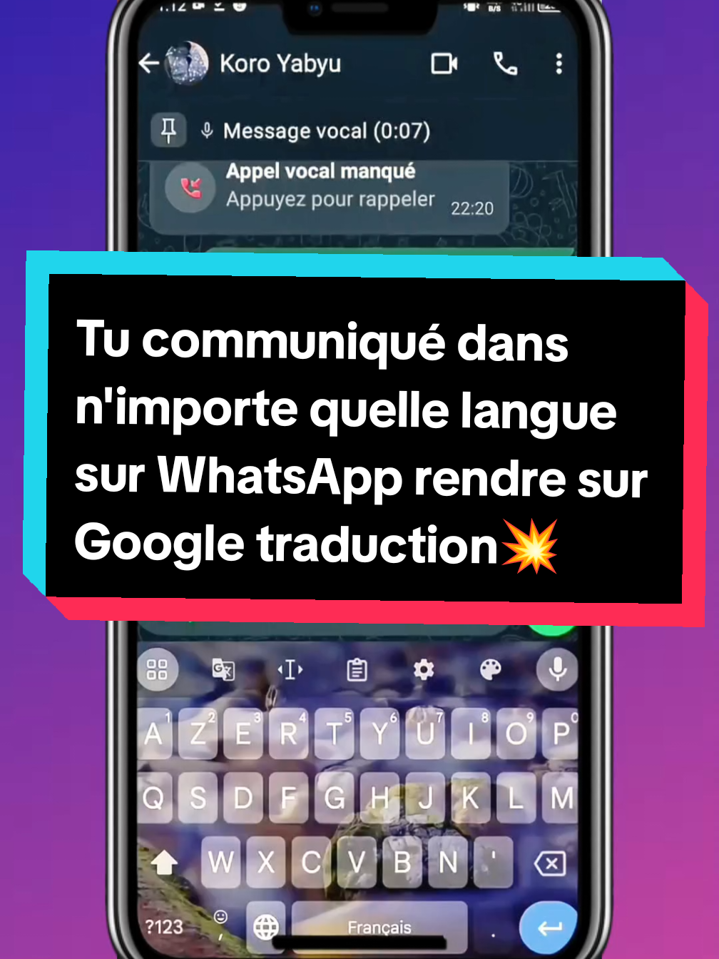 Désormais tu peux communiquer d'un n'importe quelle langue sur WhatsApp sans te rendre sur Google traduction et sans même comprendre une langue #douda #doudtechn #doudtech #whatsapp #traduction 