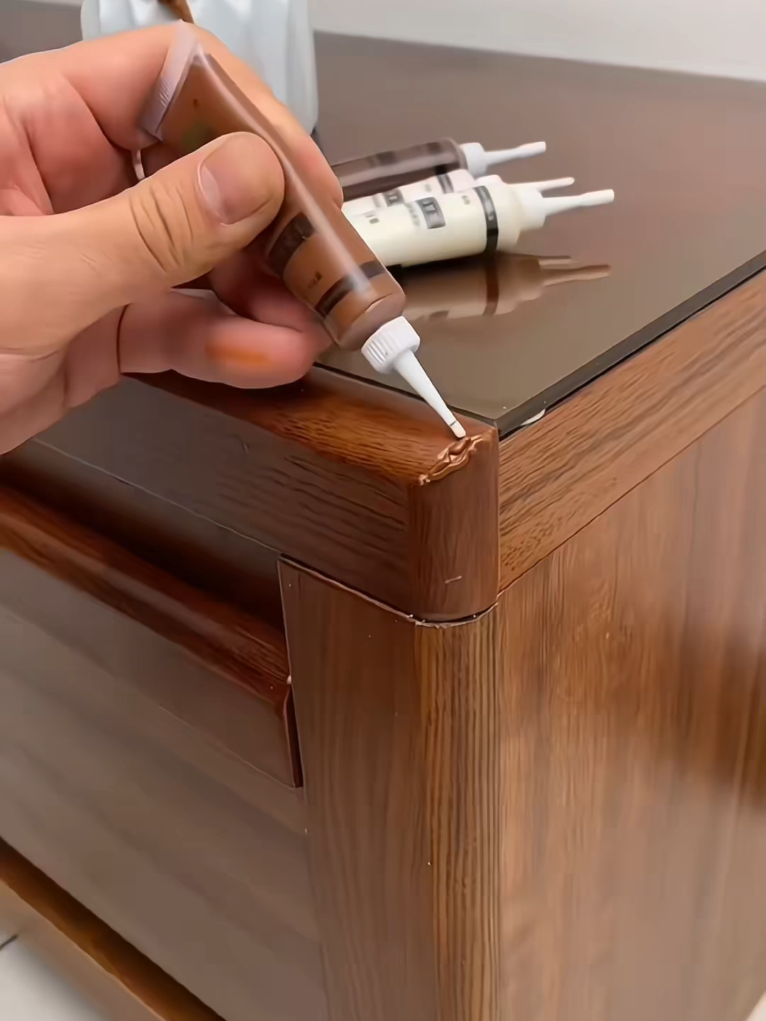 keo che khuyết điểm đồ gỗ, nội thắt, keo che vết xước đồ gỗ #xuhướng #quanjeanchobe #thoitrangnu79 #tictokreup #vairal