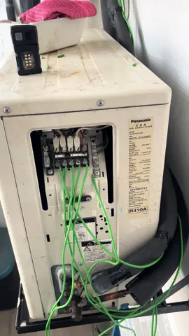 Lupa tanda masak la#airconditioner #panasonic #technicianaircond #erzteguhaircond @Ejat Tommy 