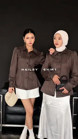 Colour off H A I L E Y    S H I R T — 10.10.2025 #fyp #OOTD #suede 