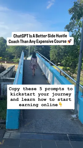Here are 5 prompts you can copy to kickstart your online income journey 1️⃣ Make Money With ChatGPT 👉 