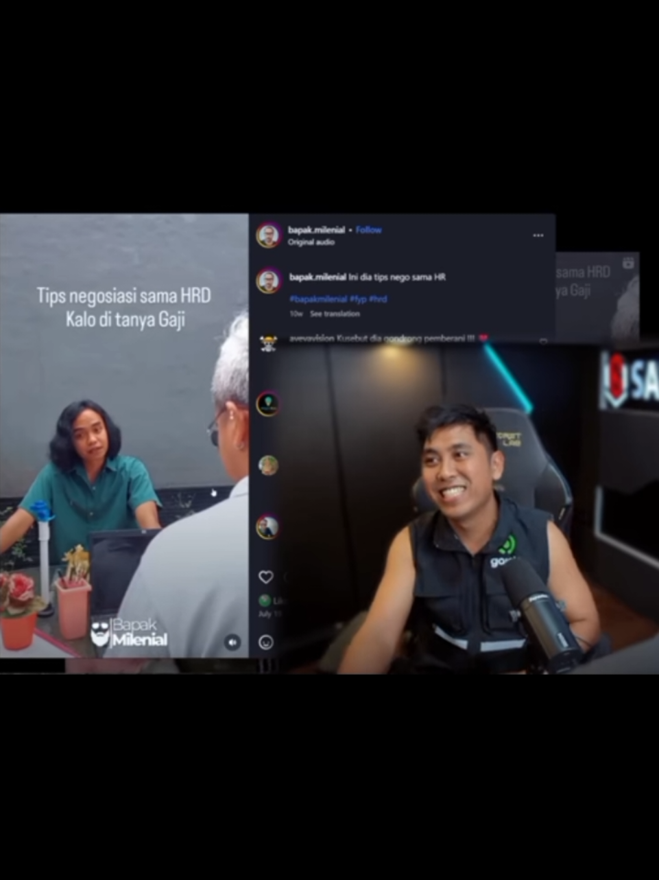 tips negosiasi sama HRD SC : yt Andre suhen #react #hrd #kerja #negosiasi  #galak