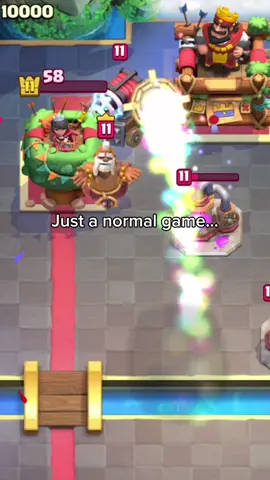 Rocket disappears #clashroyale #monk #rocketcycle #ryley #wtf 
