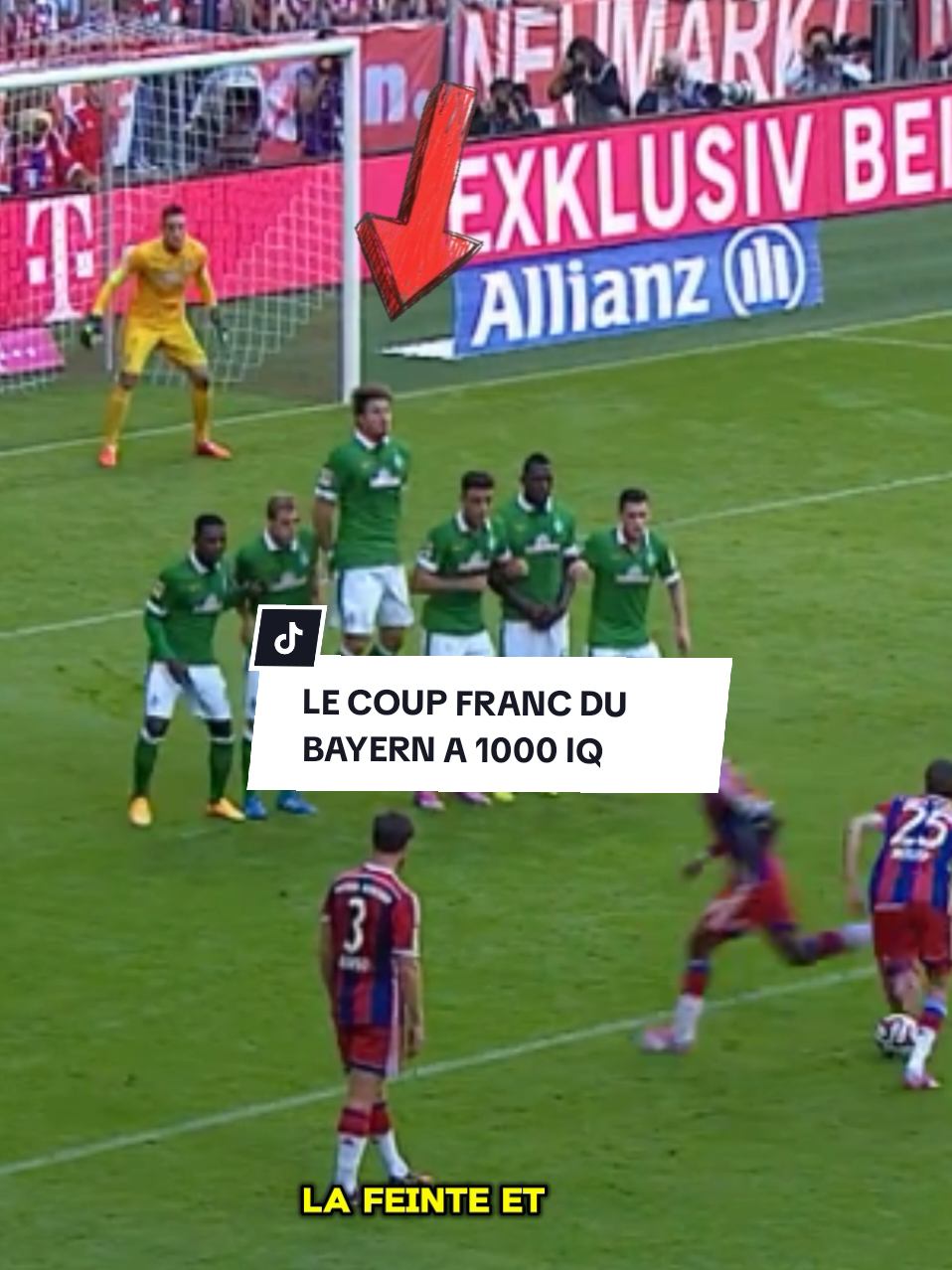 Le coup franc du Bayern à 1000 de QI football #analysefoot #bayern #xabialonso #footballiq #fy 