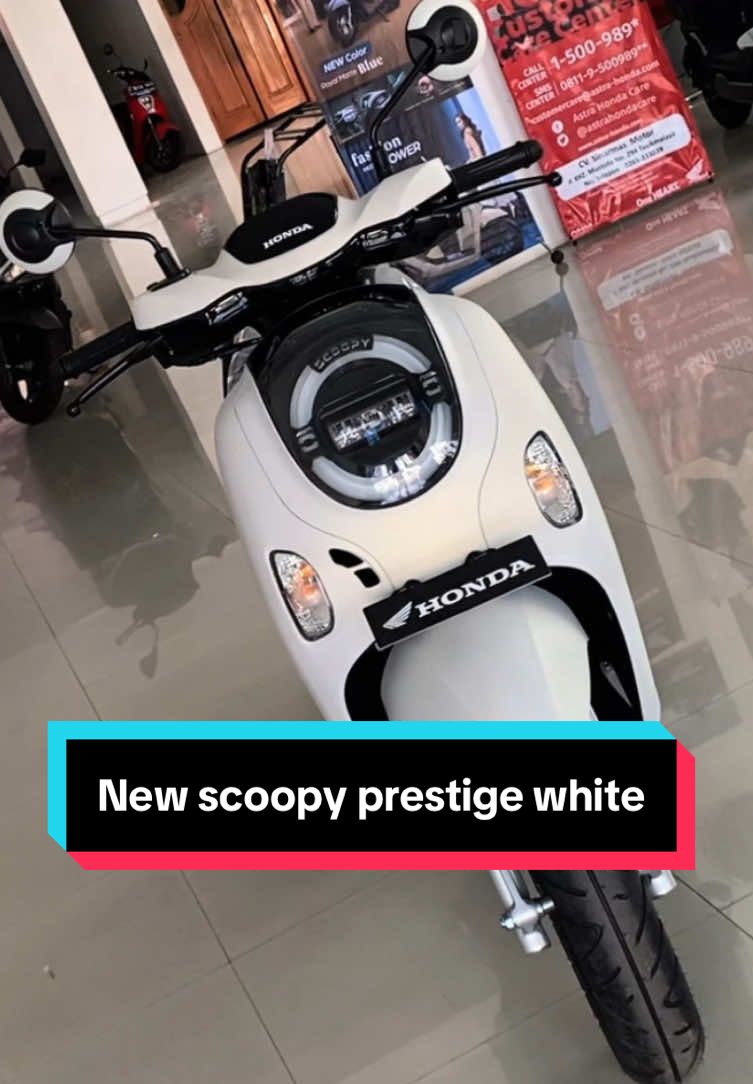 New scoopy prestige white (costume)😍✨ Melayni penjualan cash/kredit🥰 Wilayah kota/kab tasikmalaya 📍 Info pemesanan langsung DM/Whatsapp Mimin ☎️087866108279  Bisa pemesanan secara online/dateng langsung ke dealer kami🙏🏻 📍Jl.K.Hz Mustofa No 294 kota tasikmalaya #fyp #sinarmasmotor #fyppppppppppppppppppppppp #tasikmalaya #trending 