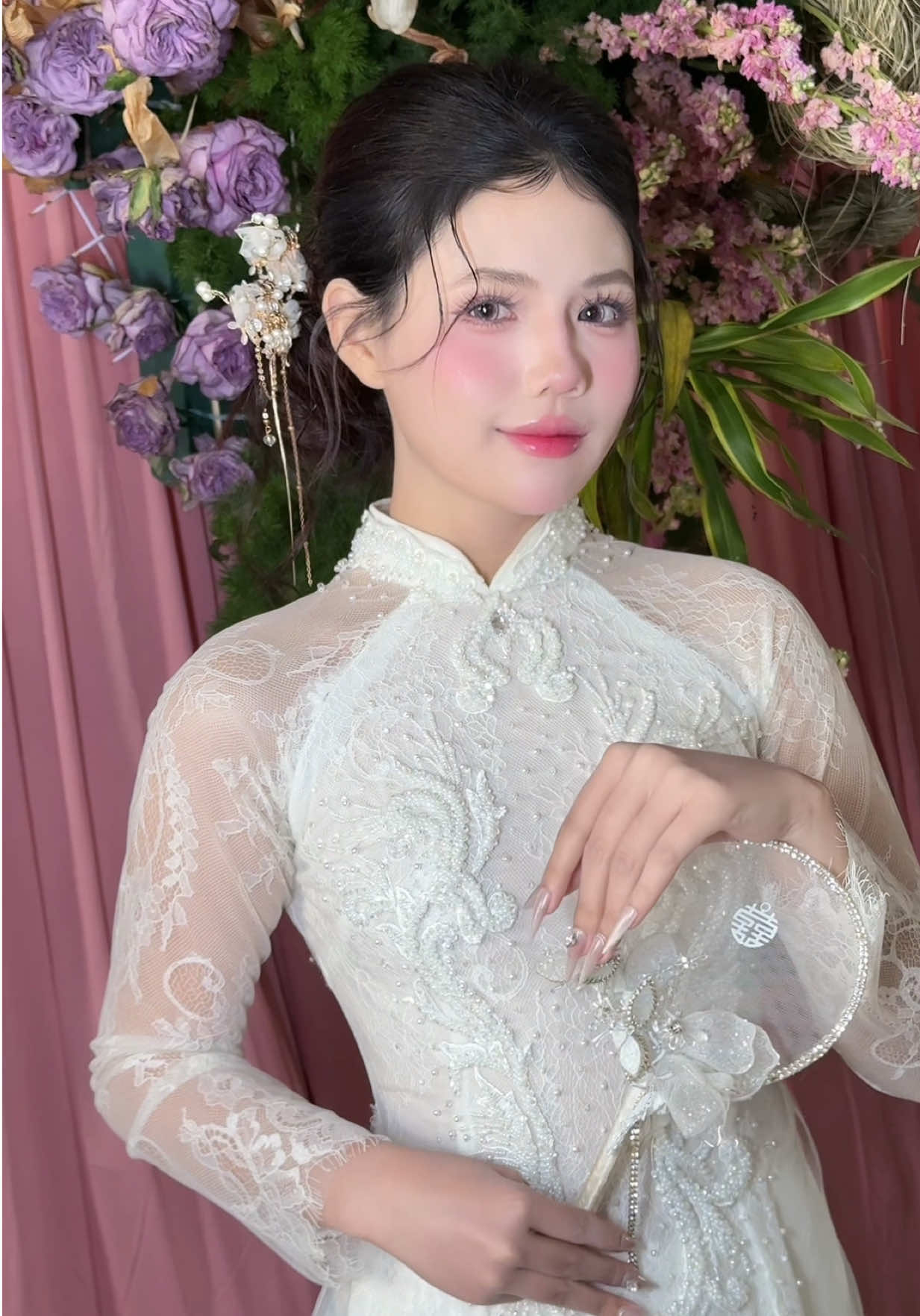 cô dâu xinhh iu hôm nay #kieunganmakeup #makeupcodau #makeupdouyin #makeuptiec #makeupbinhduong 