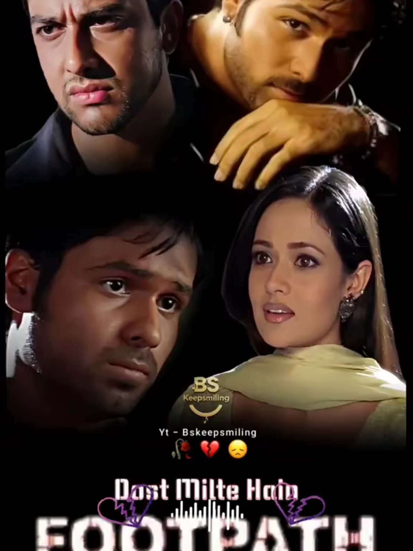 Hindi song Status 😍 Dost Milte Hain Bechdhne Ke Liye 🥰  Aftab Shivadasani, Emraan Hashmi ❤️ Footpath🌹Kumar Sanu | Bollywood 4K Romantic Song - 4k hindi songs . . . . . #footpath #whatsappstatus #status #bollywoodsong #hindisong  viral it tiktok @🌹𝑩𝒓𝒊𝒕𝒊𝒔𝒉_𝒒𝒖𝒆𝒆𝒏🌹 @prince 