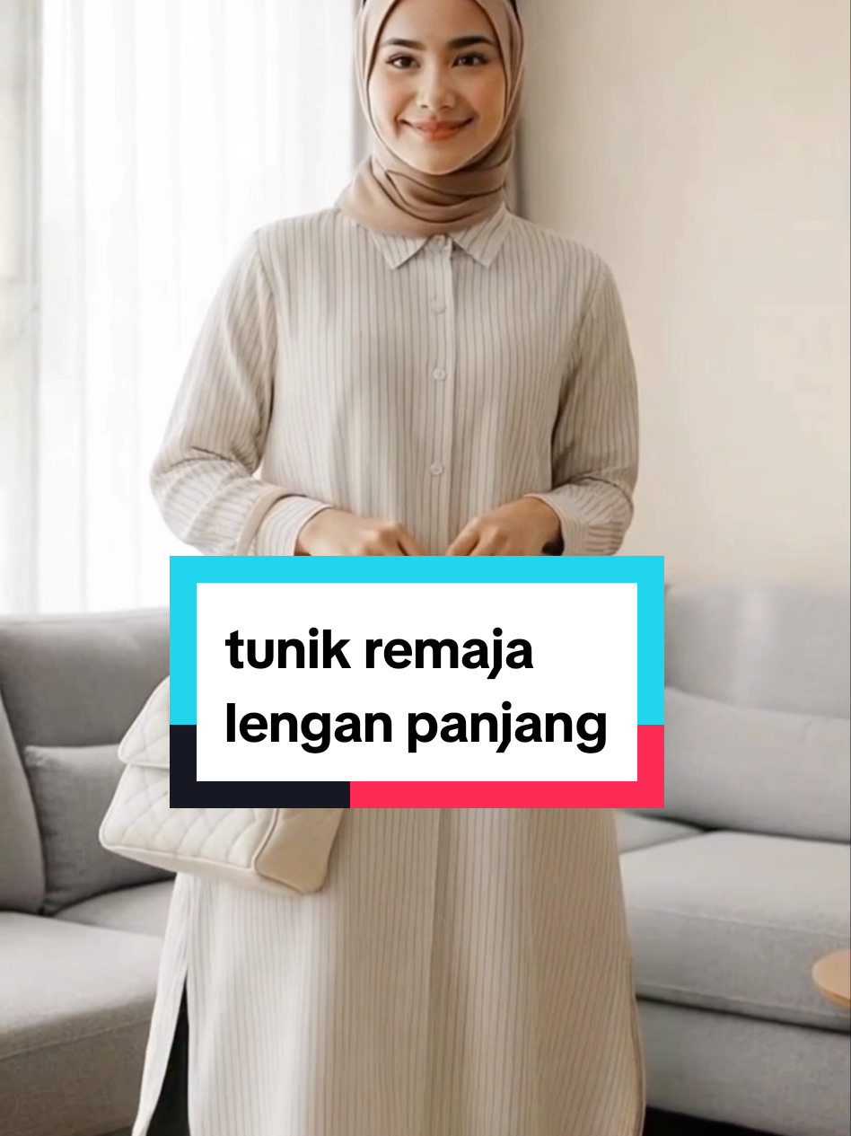 tunik remaja lengan panjang bahan katun, sangat nyaman. #tunik #tunikkekinian #tuniklenganpanjang #kemejaatasanwanita 