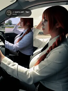 makima driving again,sedikit pesanan jika benar cinta maka ungkapkanlah,jangan bermain dengan soal hati... #makimacosplay #makimachainsawman #suratcintauntuk  #cosplayerindonesia #cosplayermalaysia 