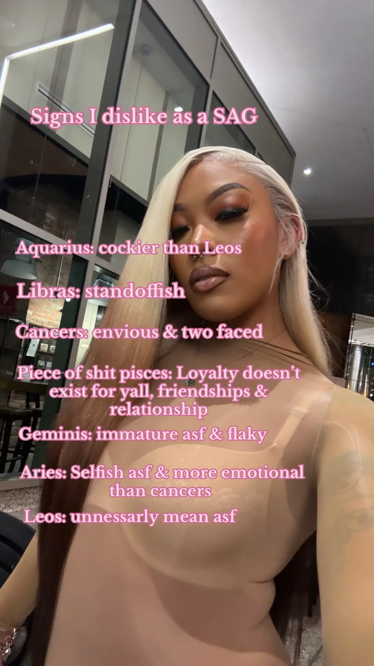 The only sign I like frfr is scorpios but my birth chart is ruled by Scorpio sooooo😮‍💨 #zodiacsigns 