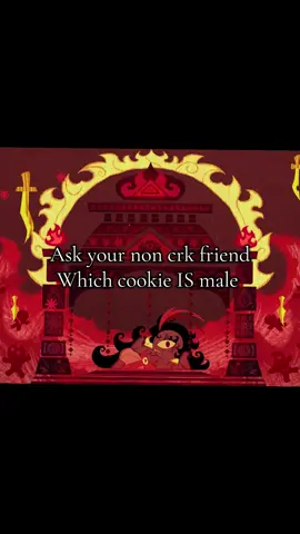 Ask your non crk friend which cookie IS male #cookierunkingdom #crk #crkbeasts #crkbeastcookies #fyp 