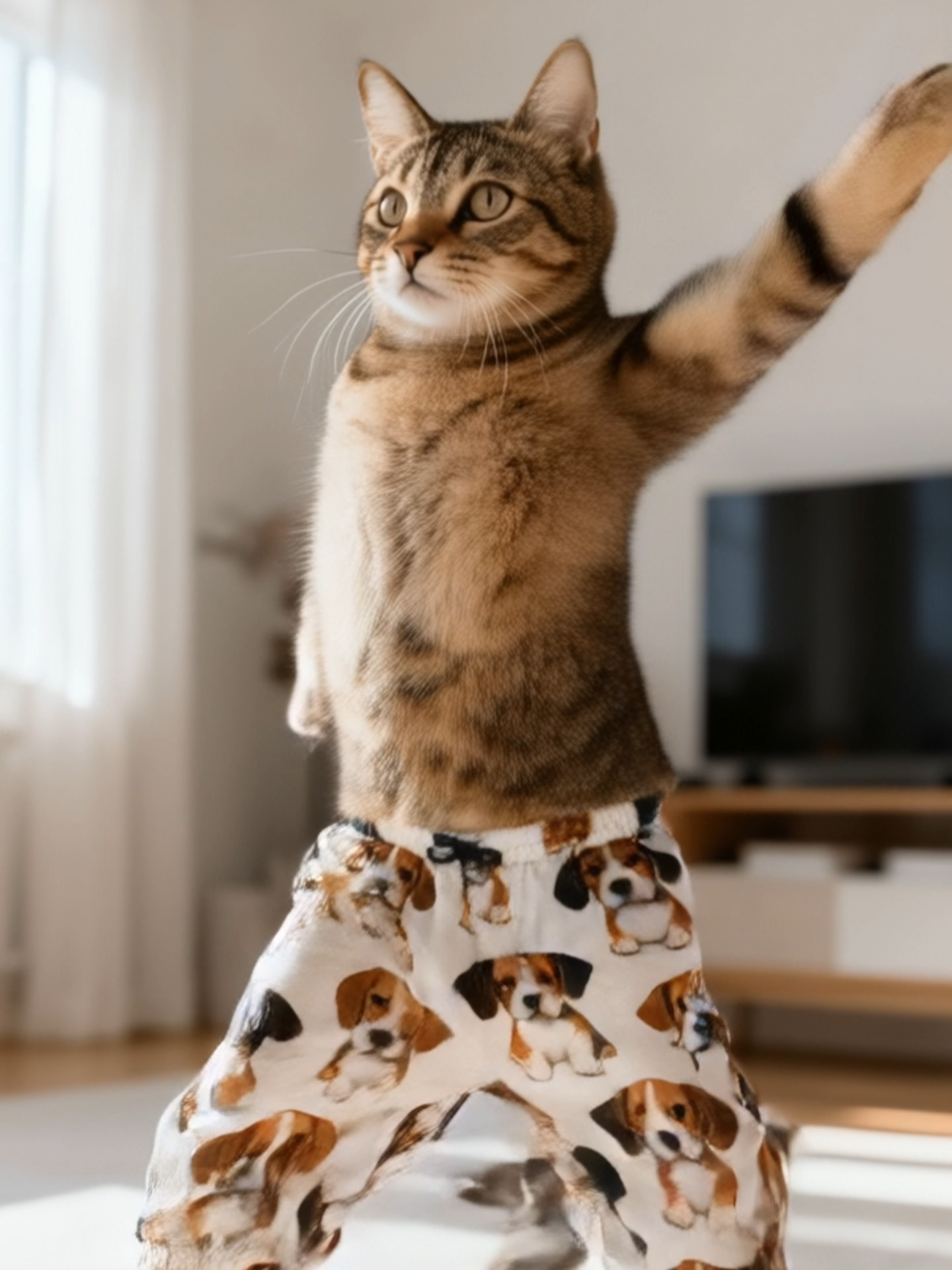 私の猫ちゃんと一緒に踊りませんか?  #xuhuong #cat #catlover #catdance #funnyvideos