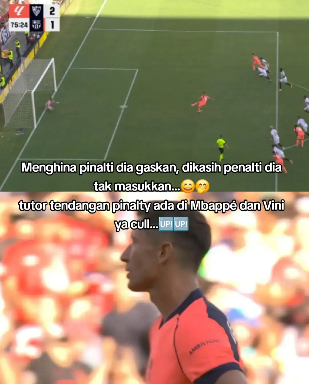 tendangan pinalti itu sasah ya cull....kalo gak percaya tanya aja sama bang 