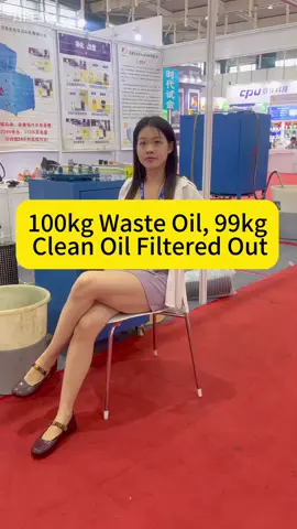 100kg Waste Oil, 99kg Clean Oil Filtered Out #Oil filtration#filter press #Equipment manufacturer #Industrial lubricants filtration #Diesel oil filtration