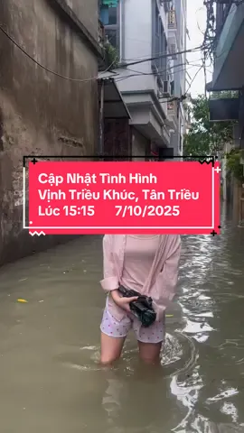 Vịnh Triều Khúc hôm nay☺️ #hanoi #vinhtrieukhuc ##ngaplut #vinhtantrieu 