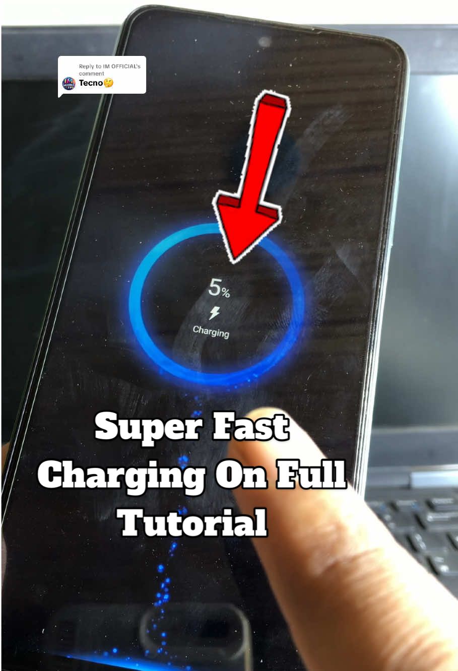 Replying to @IM OFFICIAL Hidden Setting For Super Fast Charging On #phonehack #tutorial #smartphonetricks #androidhacks #androidtricks 