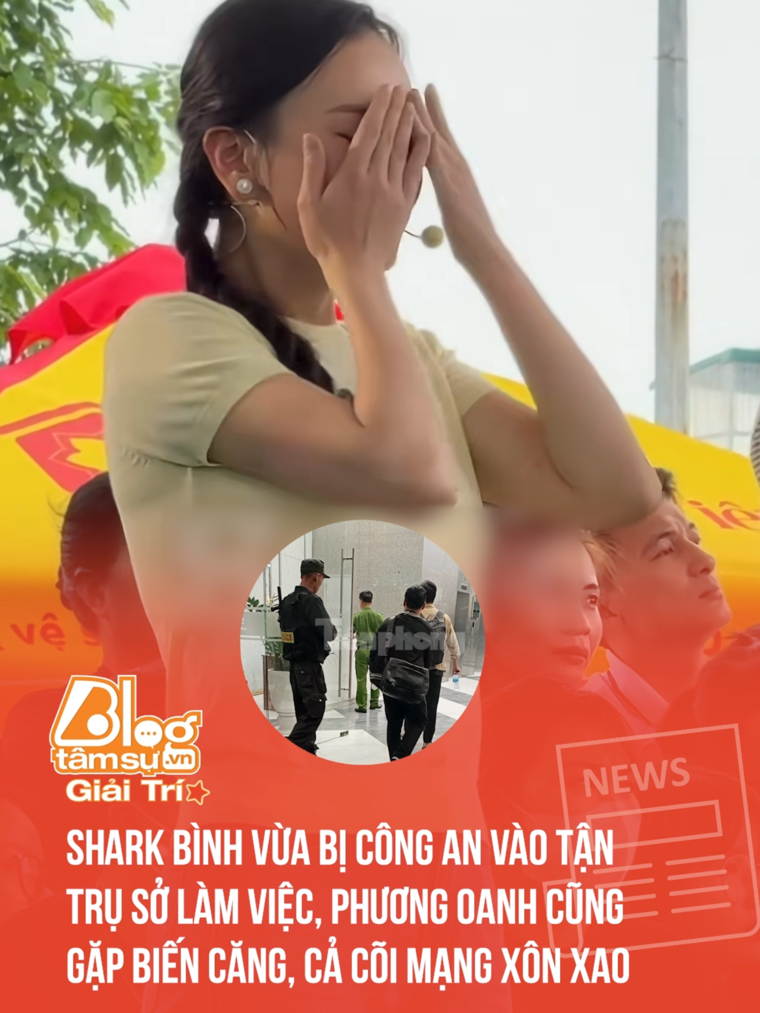 Shark Bình vừa bị công an vào tận trụ sở làm việc, Phương Oanh cũng gặp biến căng, cả cõi mạng xôn xao Theo Phụ Nữ số #BTSmedia #blogtamsu #xuhuong #phuongoanh