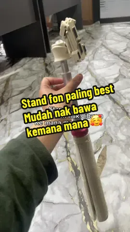 Mudah nak buat tiktok ada stand ni 🤪 #fyp #tiktok #standfon 