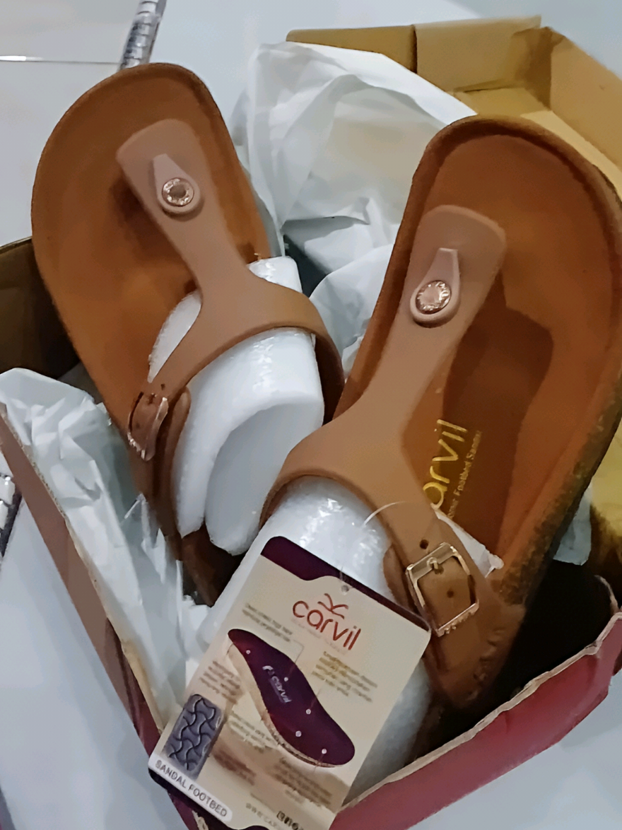 Sandal Wanita Carvil Kelly-01 L #sandalwanita #sandalflat #sandalcewek #sandalkekinian #sandalviral 