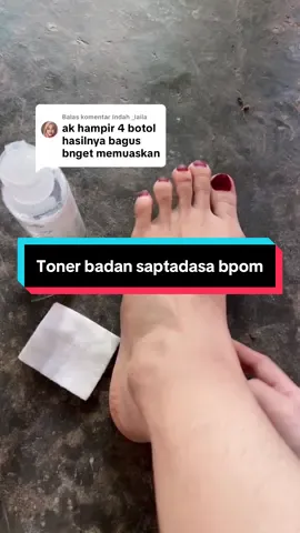 Membalas @Indah _laila makasih kak testimoninya yaa #tonerbadan #bodytoner #peeling #pemutihbadan #perontokdaki @saptadasaofficiall 