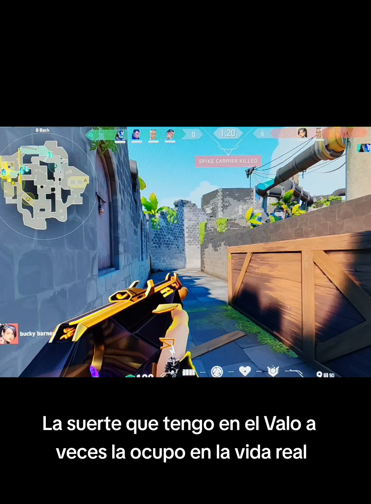 Ocupo suerte en la vida real como la de esa bala💀 #Valorant #valo #GamerGirl #valorantgaming #valorantgirls 