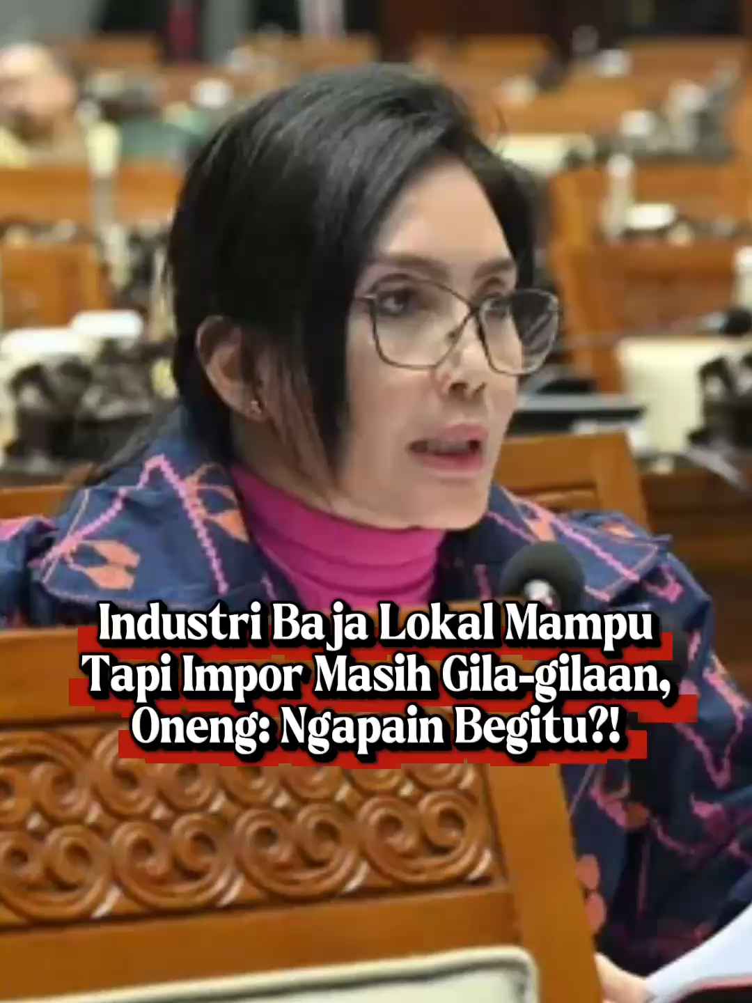 Industri baja kita udah bisa kok produksi sendiri, tapi impor masih jalan terus?  Bu Rieke alias Oneng langsung ngegas: Ngapain begitu? Giliran rakyat bisa, malah disisihin. Lah ini logikanya di mana?  #RiekeDiahPitaloka #KomisiVI #fraksipdiperjuangan  #IndustriBajaLokal #StopImporGilaGilaan #DukungProdukDalamNegeri #BelaUMKM #BanggaBuatanIndonesia #SuaraRakyatDiDPR