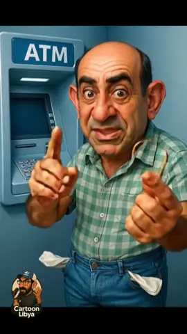 الافلاس الحزين🤣 اغنيه على الافلاس والبنك #كارتون_ليبيا #بنغازي #ليبيا #شاحنات #طرابلس #كوميديا 