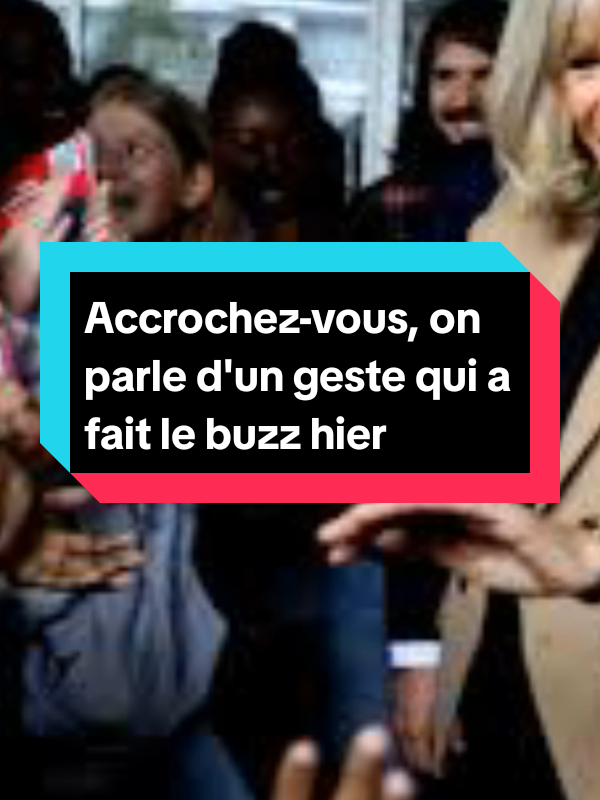 Accrochez-vous, on parle d'un geste qui a fait le buzz hier : Brigitte Macron a fait un doigt d’honneur à la maladie de Charcot #Brigittemacron #buzz #maladie #charcot #france🇫🇷 