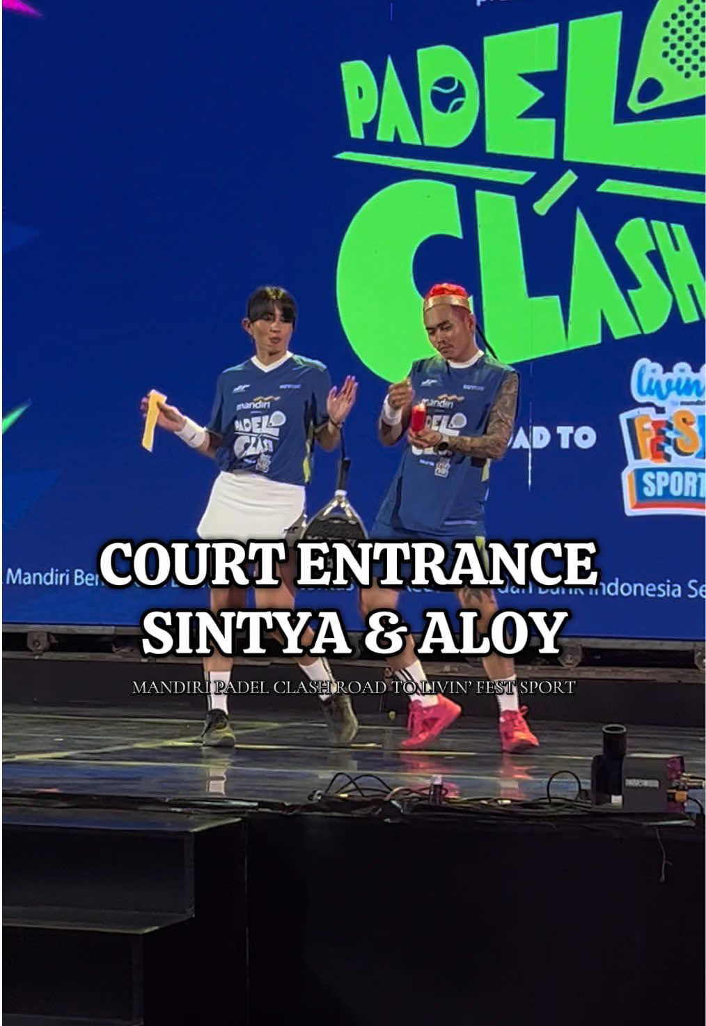 Bocah Free York jadi vampire 🧛‍♀️🩸 MANDIRI PADEL CLASH ROAD TO LIVIN’ FEST SPORT🎾 #KUYEntertainment #PadelClash #MandiriPadelClashRoadtoLivinFestSport 