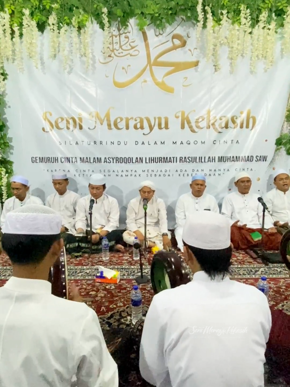 Bergemuruh dalam samudera pertemuan 🤍✨️ #senimerayukekasih 