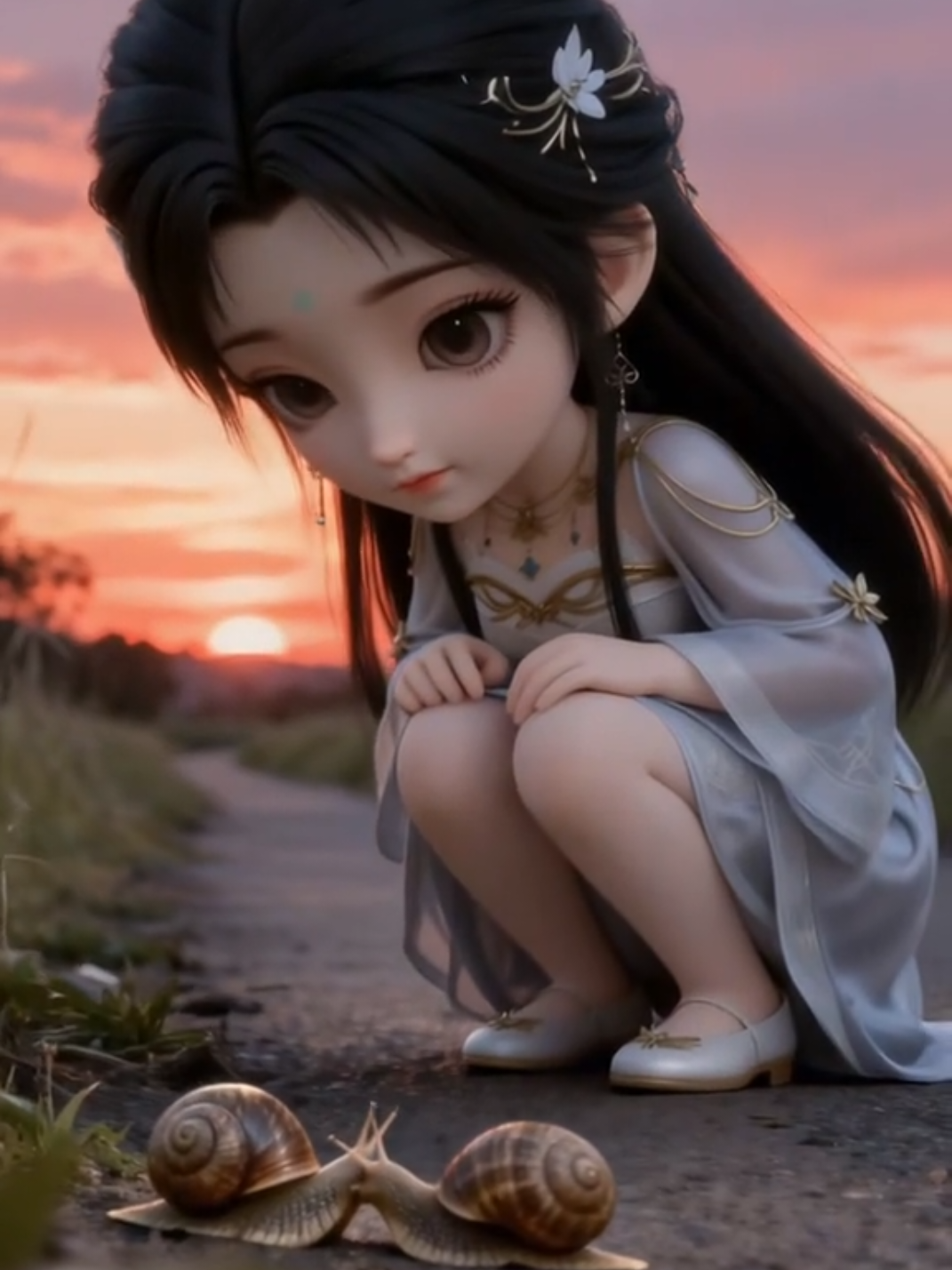 小仙女的田园欢乐日常第七集 #perfectworld #可爱 #qingyi #donghua #donghuaedit 